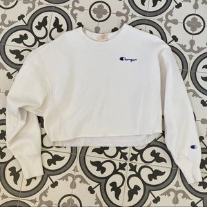 Champion cropped hoodie